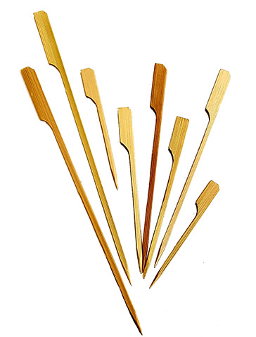 Bamboo skewers with handles
