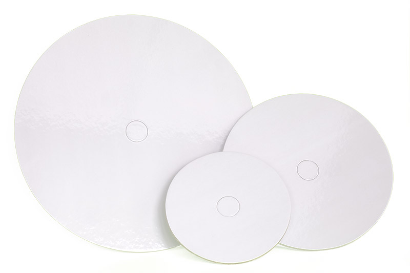 White paper disk for donner
