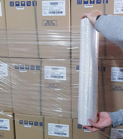 Hand stretch film
