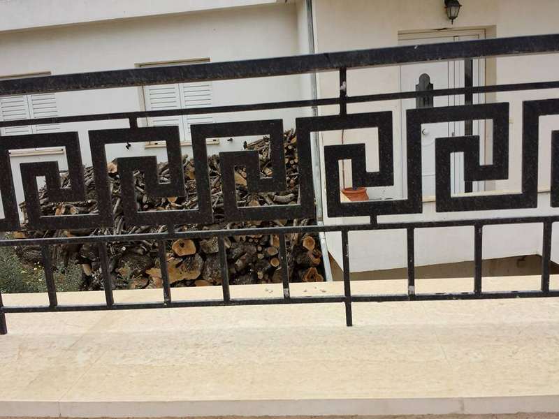 Iron rails