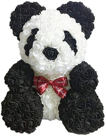 Big rose bear panda