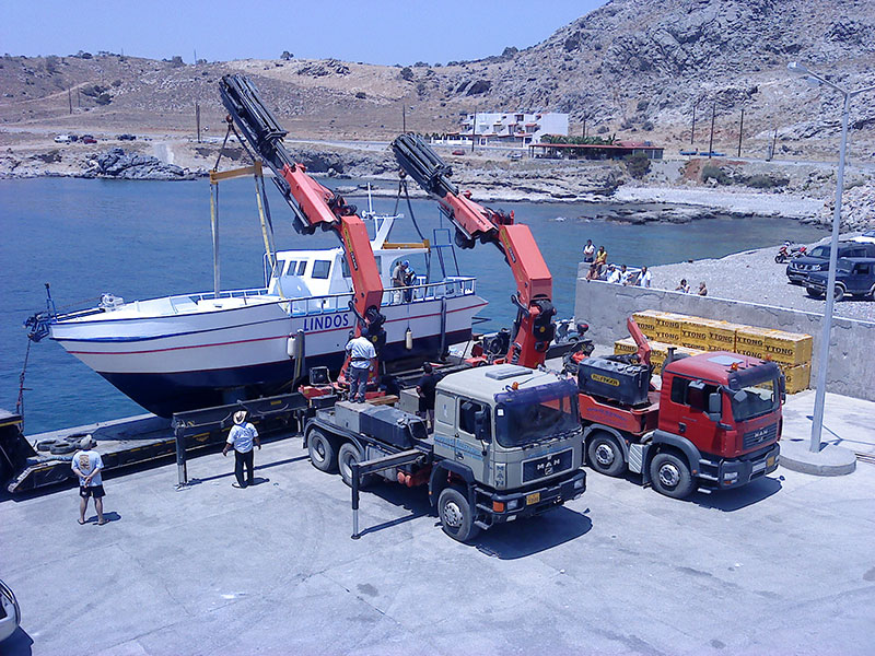 Τοποθέτηση σκάφους σε ιδιώτη