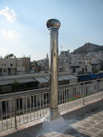 Ανοξείδωτη καπνοδόχος