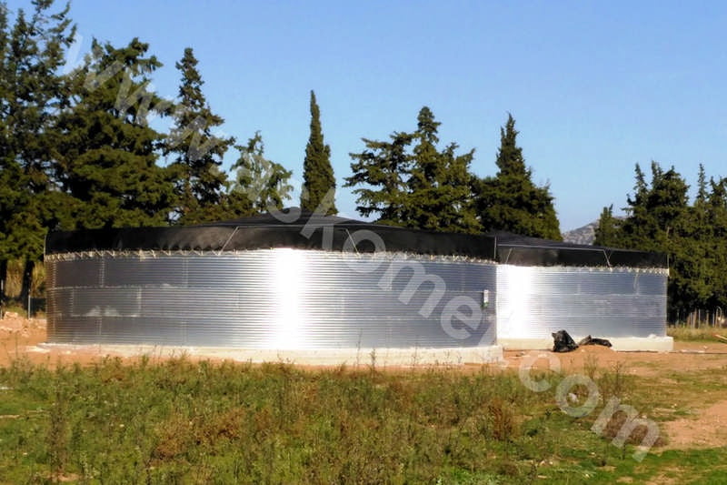 Προκατασκευασμένες δεξαμενές άρδευσης σε κτήμα