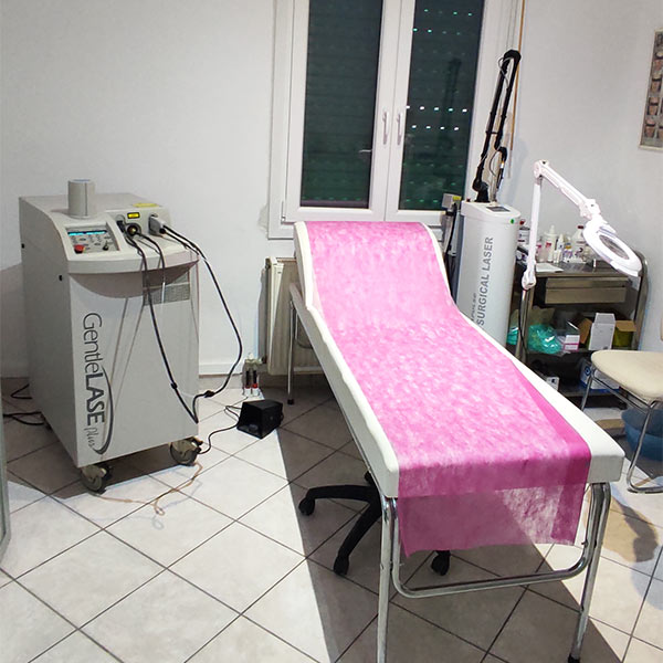 Laser hair removal with Laser Alexandrite Gentelase Pro-U