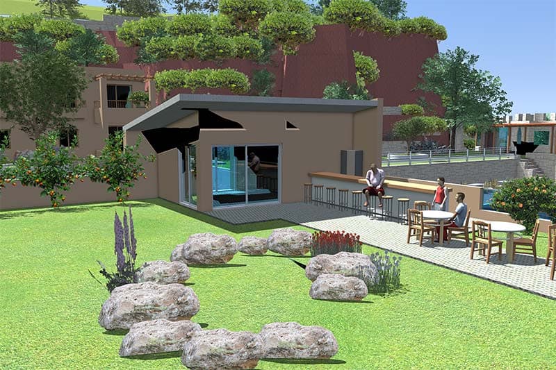 Photorealism of a Hotel