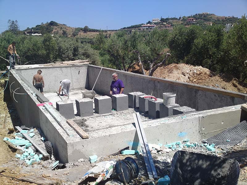 Construction of a Swimming Pool