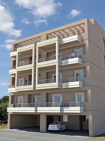 Photorealism of an Apartment Building