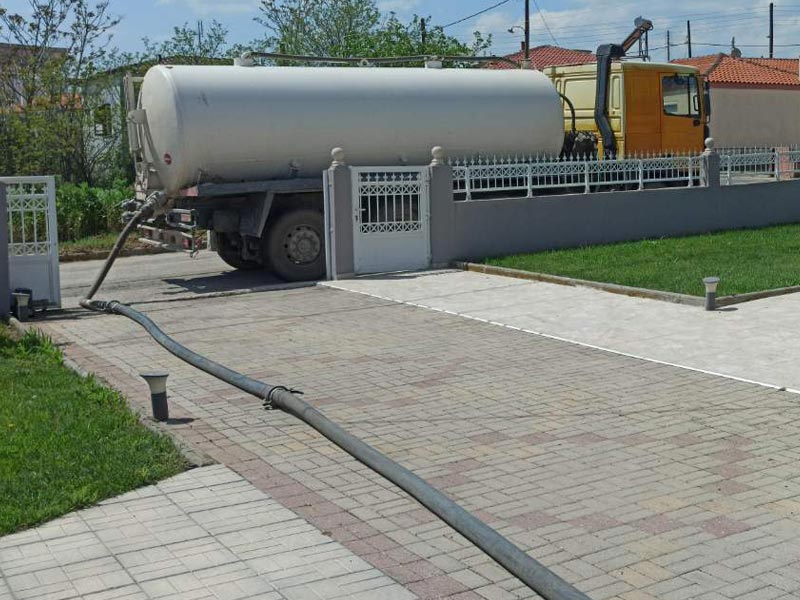 Αντληση λυμάτων οικίας στην Άνθεια