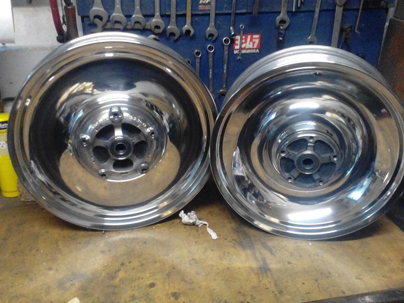 Polished aluminum