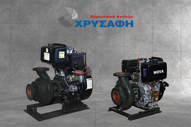 Pumping Units with Monoblock Pumps on Diesel Engines, 5-18hp