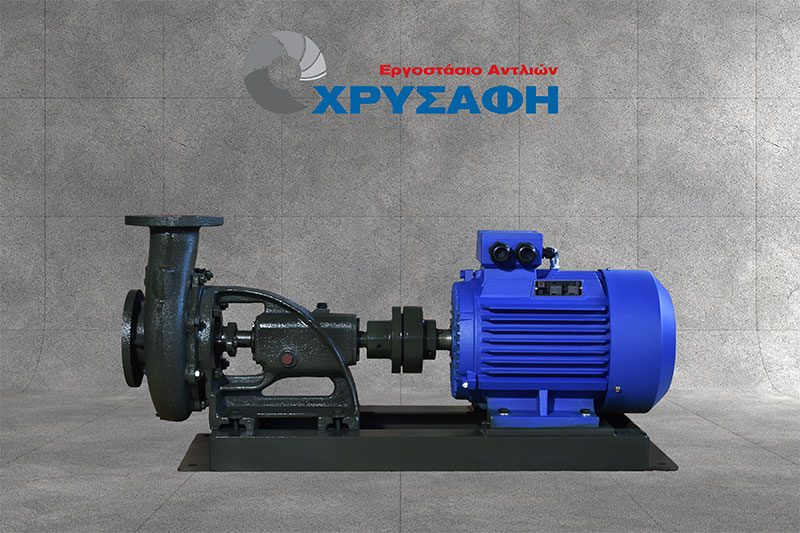 Pumping Unit with Electric Motor, 5.5-50hp, and Single-Stage Pump
