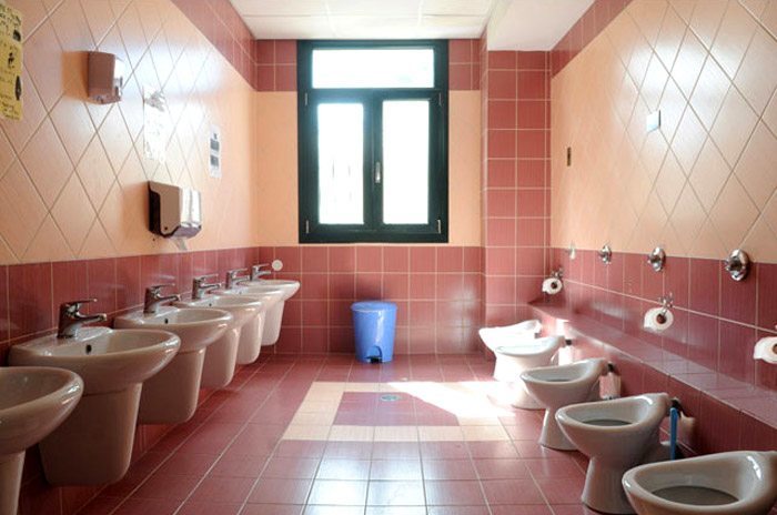 Separate toilets for each classroom