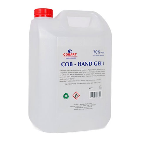 Απολυμαντικό - Αντισηπτικό gel 4L cob - hand