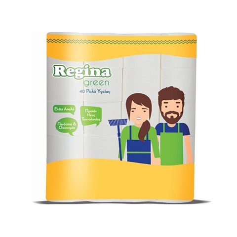 Χαρτί υγείας Regina Green 40 ρολά