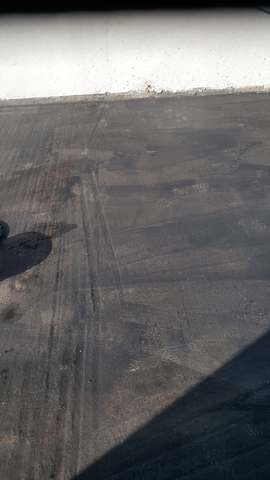 Creation of a vapor barrier at a flat roof