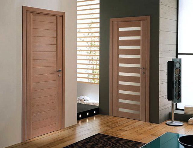 Πόρτες εσωτερικές από καπλαμά, laminate