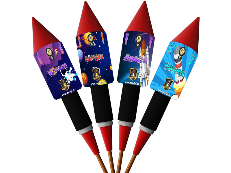 Ρουκέτες Space Rockets 4 τεμ.