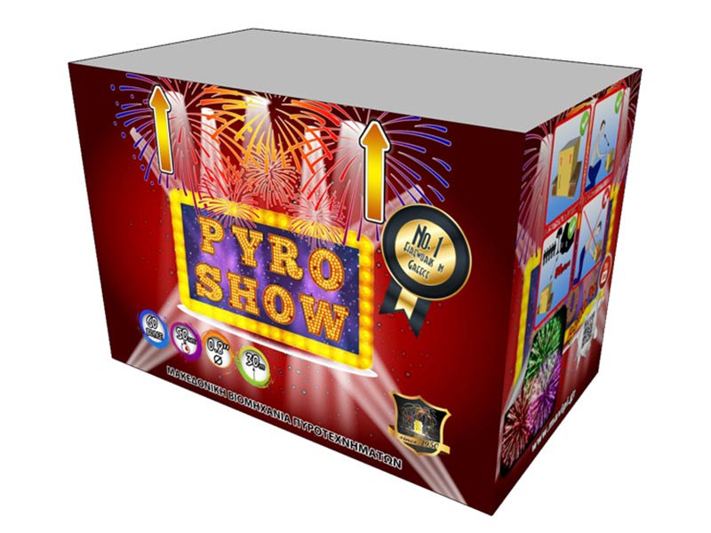 Πυροτέχνημα Pyro Show 60 βολών