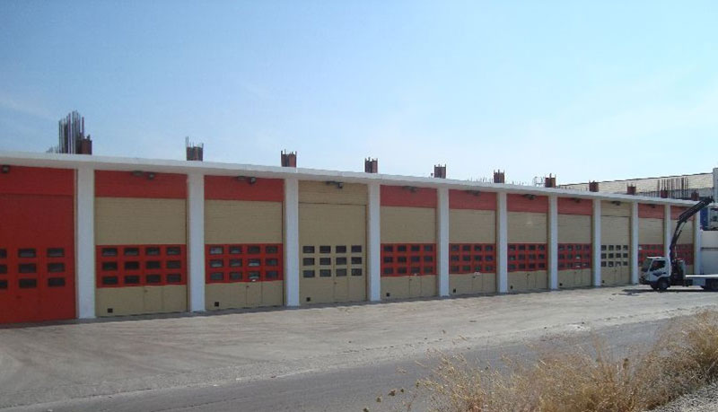 Πολύσπαστη βιομηχανική γκαραζόπορτα