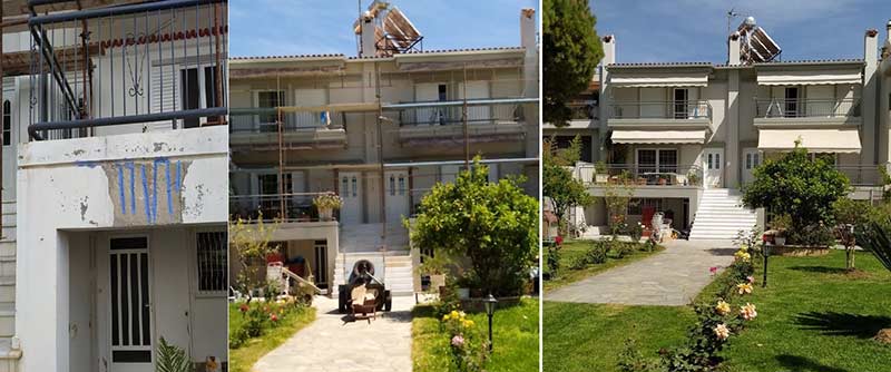 Θερμοπρόσοψη κατοικίας