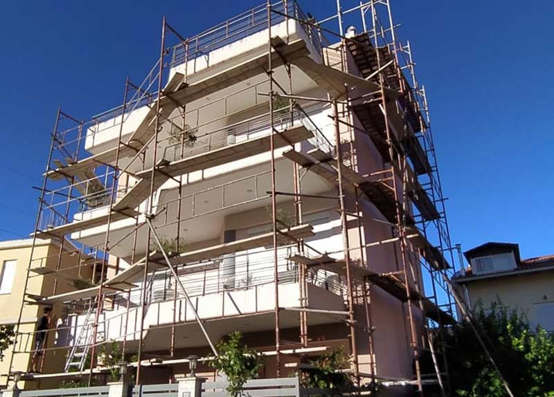Θερμοπρόσοψη πολυκατοικίας