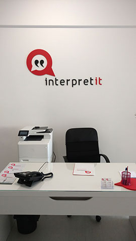 The interior of our offices