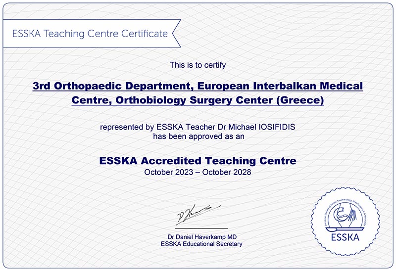 ΙΩΣΗΦΙΔΗΣ ΜΙΧΑΗΛ Dr - ORTHOBIOLOGY SURGERY CENTER: Φωτογραφίες & Βίντεο