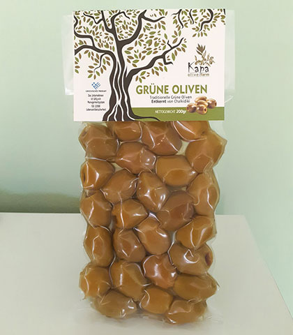 Pitted olives