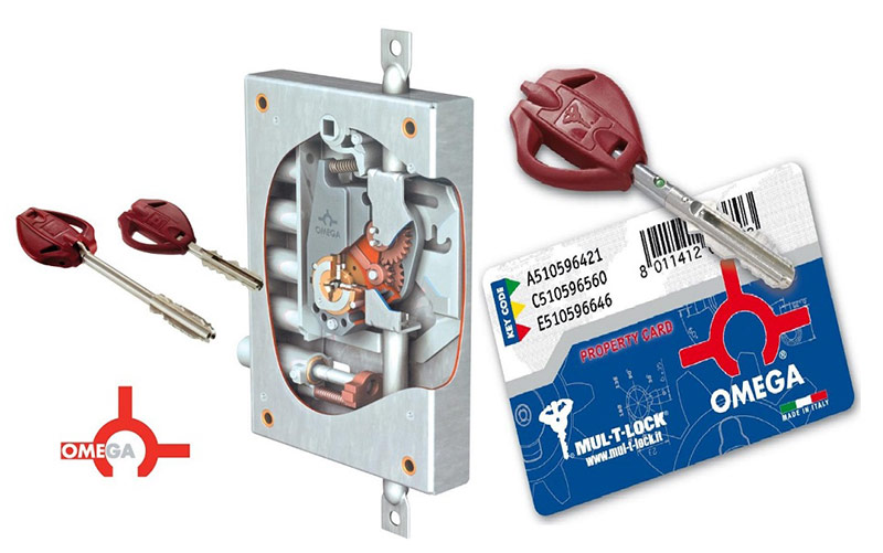 Η κλειδαριά MUL-T-LOCK OMEGA PLUS για θωρακισμένες πόρτες, που αποτελεί επανάσταση στον τομέα της ασφάλειας