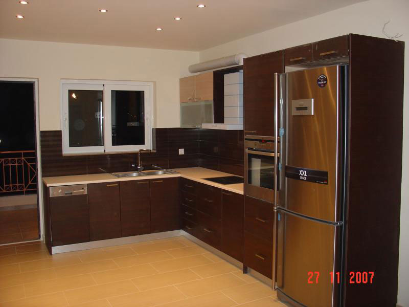 Kitchen counters and kitchen cupboards at the colors of your choice