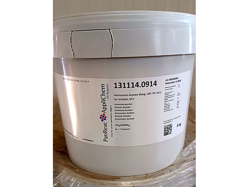 Ammonium Acetate - Χημικά προιόντα