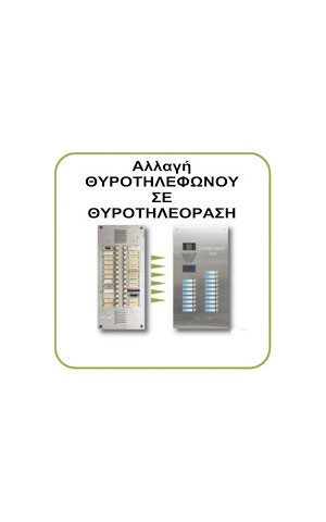 Αλλαγή θυροτηλεφώνου σε θυροτηλέοραση