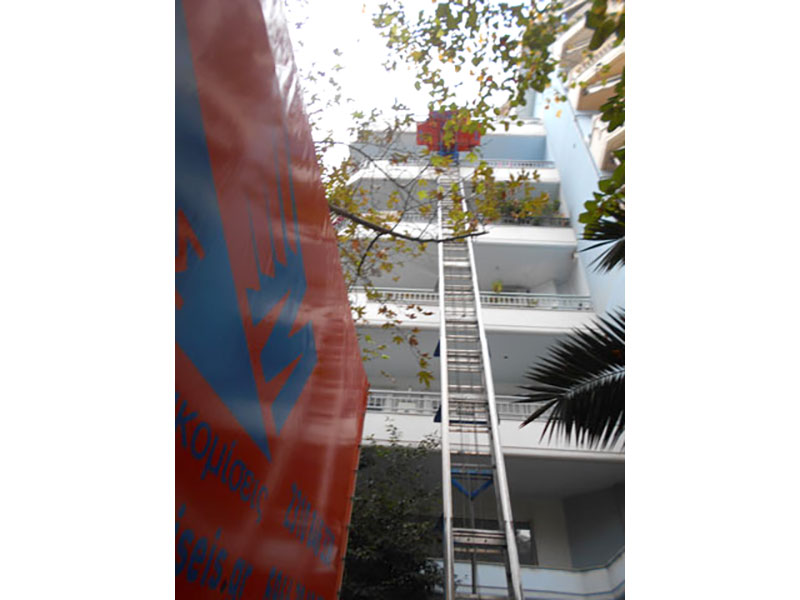 Μετακόμιση με το ανυψωτικό μας στο κέντρο της Θεσσαλονίκης