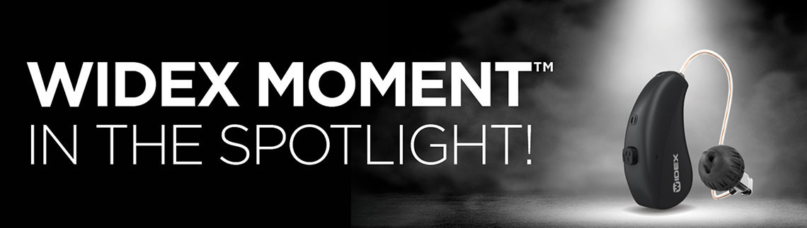 Widex Moment Spotlight PR hearing aids