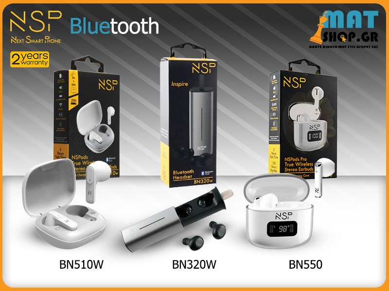 NSP BLUETOOTH - True Wireless - STEREO - Earbuds