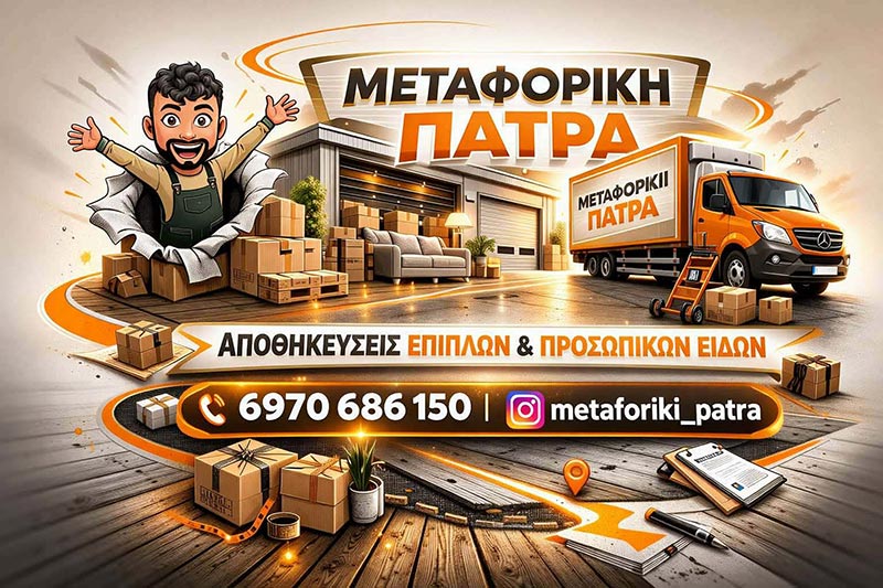 Μετακομίσεις - Μεταφορές Πάτρα Παπαδημητρόπουλος