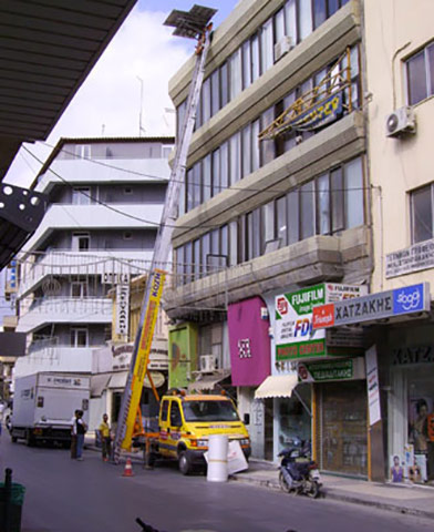Μηχάνημα μετακομίσεων & μεταφοράς αντικειμένων έως και 9 ορόφους