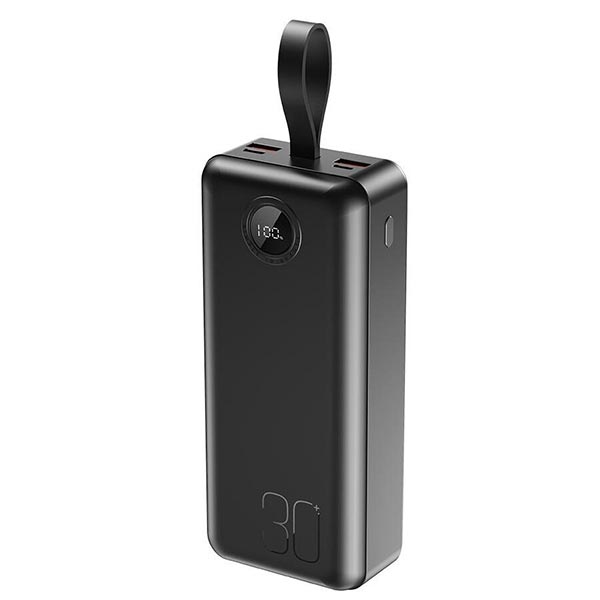 XO PR240 Power Bank 30000mAh 22.5W με 2 Θύρες USB-A & Θύρα USB-C Quick Charge 3.0 Black