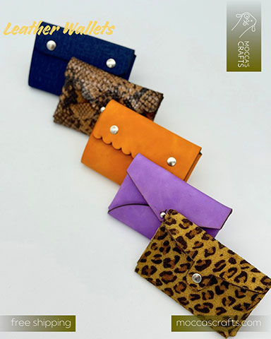Leather Wallets – Χειροποίητα δερμάτινα πορτοφόλια