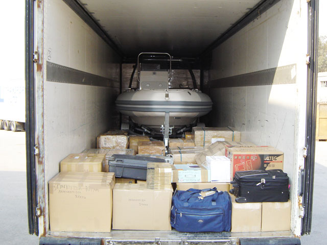 Special loads on speedboats