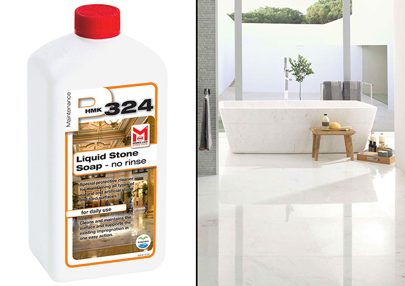 Polishing, Renovation and Maintenance of Marbles. HMK P-324 is a special product for the daily care of the marbles