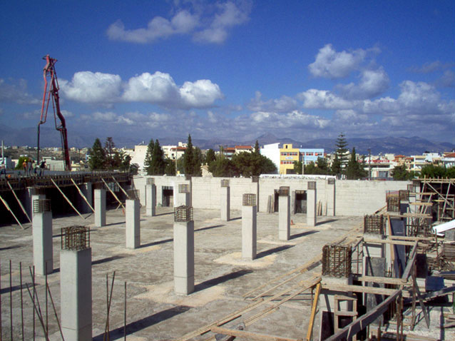 Construction of Praktiker Building in Heraklion