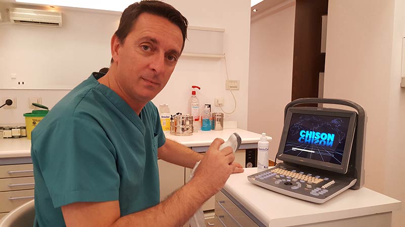 Σύγχρονος φορητός υπερηχογράφος