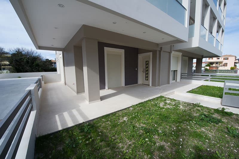 Luxury apartments, surrounding space of the building