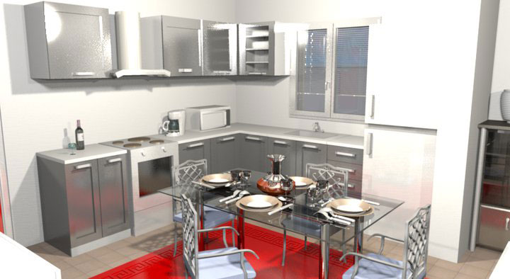 Indoor space photorealism