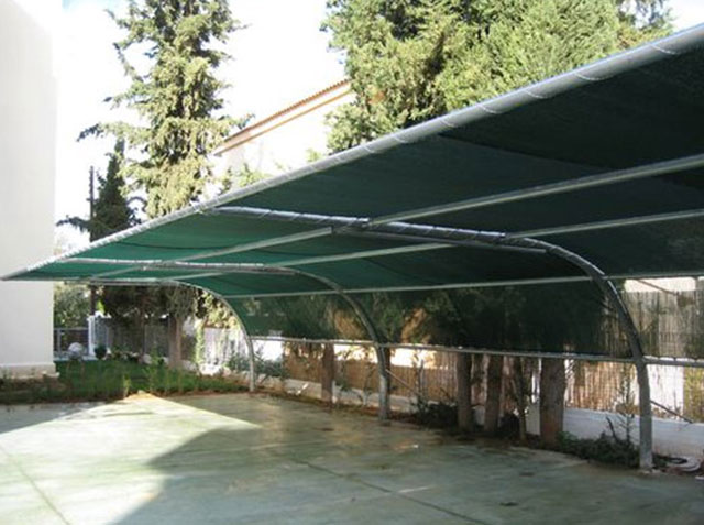 Metal shelters (parking)