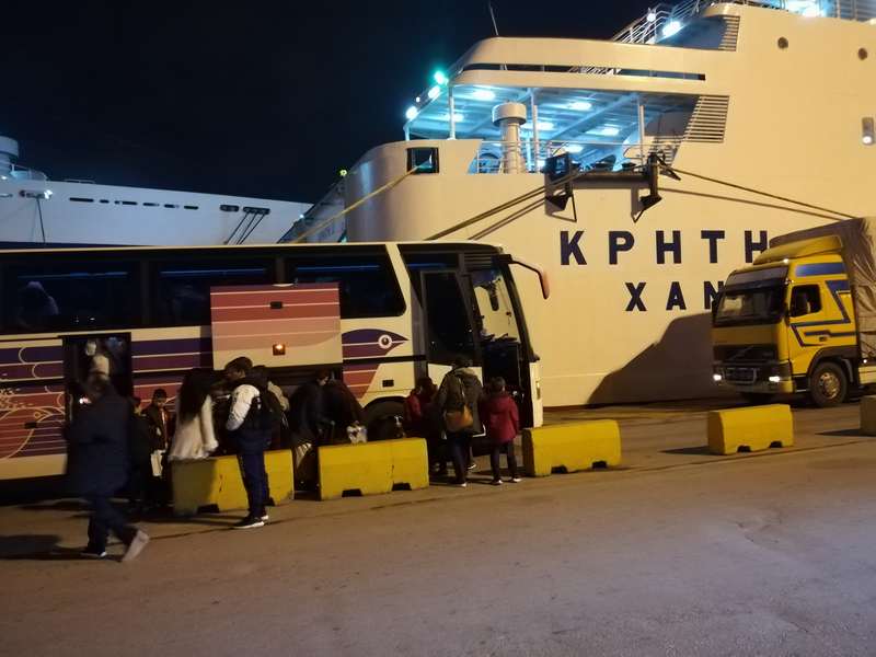 Λεωφορεία για λιμάνι