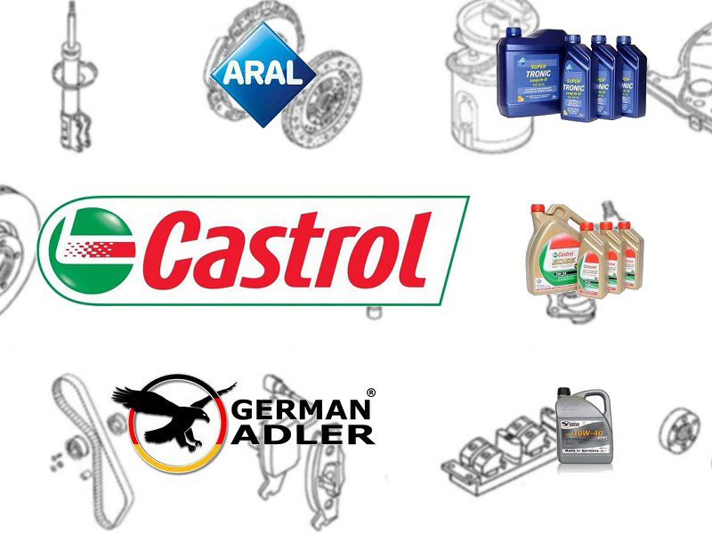 Aral, Castrol, Adler lubricants that exceed the specification requirements of Volkswagen, to be sure of your engine