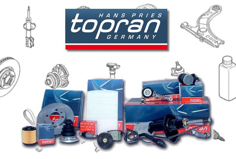 Topran spare parts, in cooperation with the German firm Hans Pries